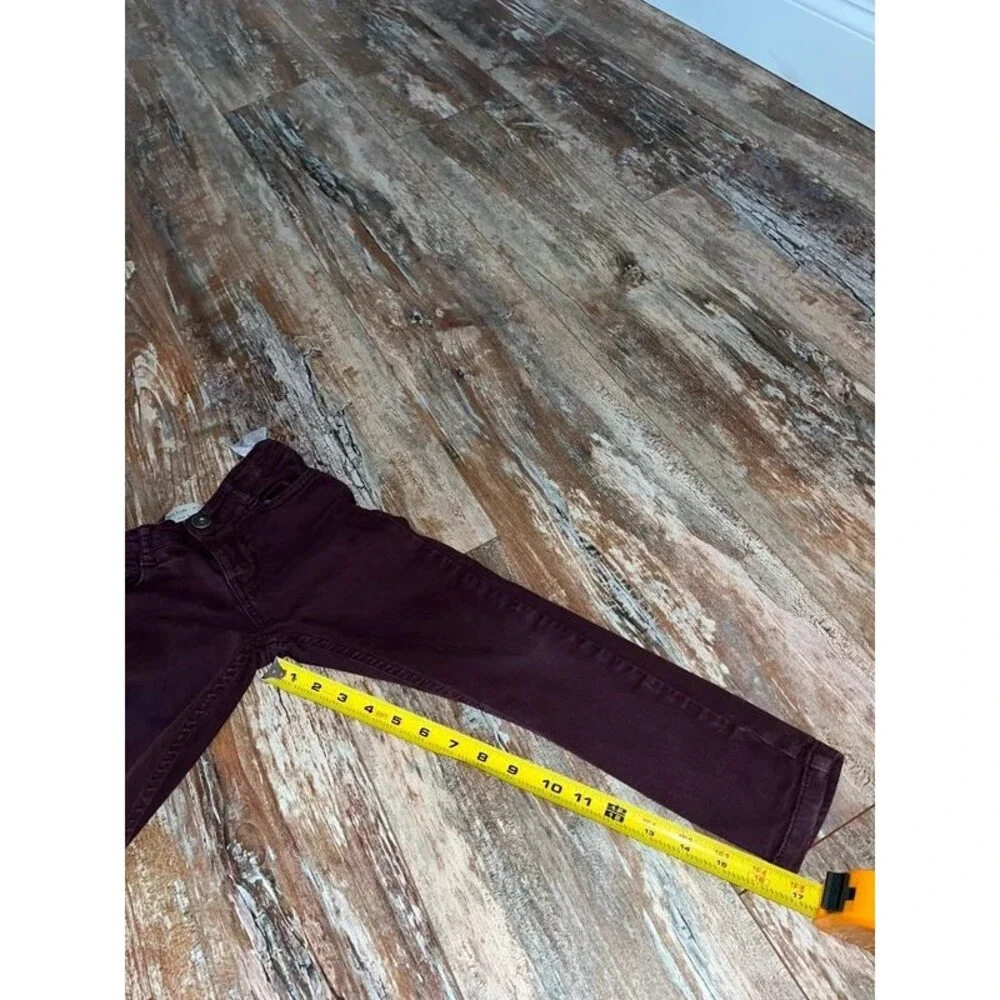 Girl’s Zara Kids Burgundy Jeans Size 5